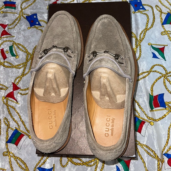 Suede desert tan Gucci loafers - Picture 12 of 16